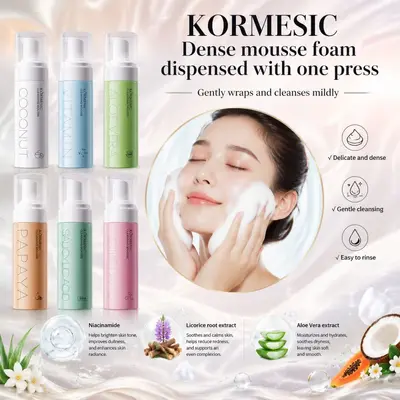 KORMESIC Kojisäure-Gesichtsreinigungsmousse, mild duftend - 3