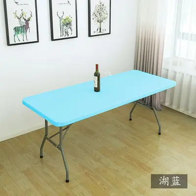 Rechteckige elastische Tischdecke Uni-Farbe - 13