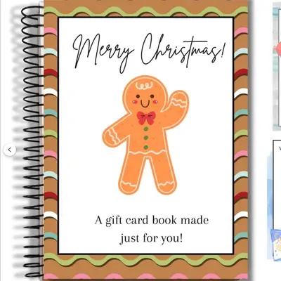 Weihnachts-Überlebens-Buch-Geschenkkarte - 9