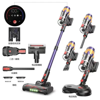 Kabelloses Haushalts-Staubsauger mit starker Saugkraft 400W bürstenloser Motor 25Kpa hohe Saugkraft Multifunktions-Staubsauger für Haustiere - 12