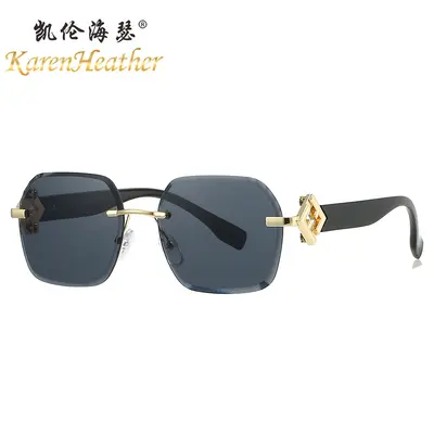Frameless Sunglasses, UV Protection, Model 8123 - 6