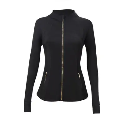 lulu Define Dik Yaka Kadın Yoga Üstü, Hızlı Kuruyan Slim Fit Ceket, Güneş Korumalı - 11