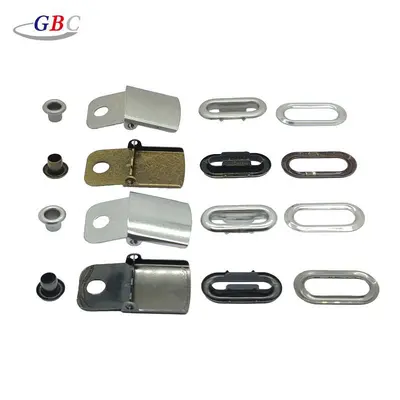 Stainless Steel Oval Eyelet 4-Piece Baseball Cap/Duck Bill Cap Adjustment Buckle Wholesale