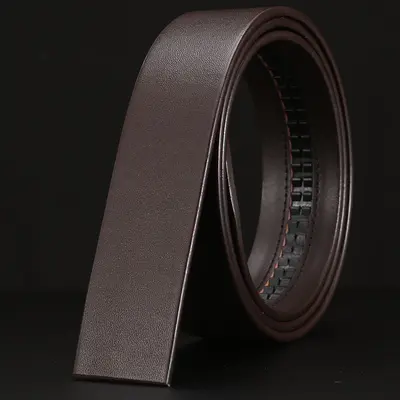 Hakiki deri birinci sınıf sığır derisi erkek kemeri, vintage tarzı, otomatik tokalı, tokalıksız, erkek geniş kemeri. - 8