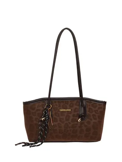 Leopard Print Large-Capacity Women's Tote Shoulder Bag - 6