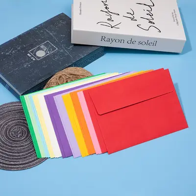A7 Colored Self-Adhesive Blank Envelope, Customizable