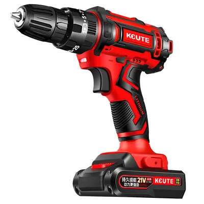 21V lithium battery impact drill and electric screwdriver set - 1