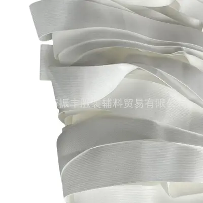 Nylon Spandex Ultra-Thin Elastic Band, Black and White - 6