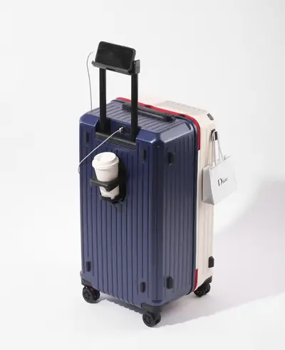 Origin: Jiaxing Pinghu, elevated large capacity zippered suitcase, five-wheel trolley suitcase, travel luggage, unisex combination lock suitcase. - 8