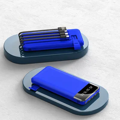 Sınır ötesi toptan hediyelik eşyalar, dahili kablolu güç bankası 20000mAh büyük kapasiteli kullanışlı taşınabilir güç kaynağı özelleştirilmiş LOGO - 10