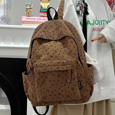 Girls' Bow Knot Backpack, 2026 Model, Junior and High School Student Bag - 5