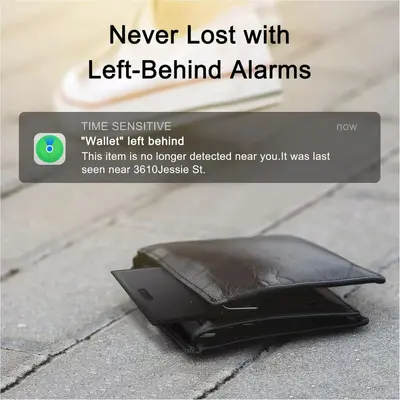 Ultra-Thin Card Locator Cross-Border New Smart Wallet Portable Item Anti-Loss Tracker Smart Positioning Tracker