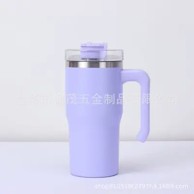 Vakuum-Isolierbecher aus 304 Edelstahl, 590 ml, Macaron - 9