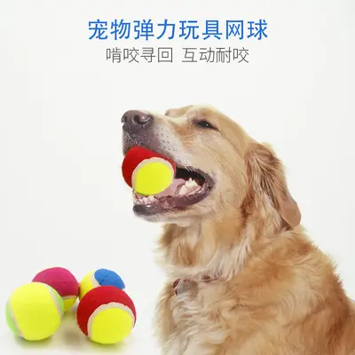 厂家直销批发狗狗宠物玩具网球 结实网球