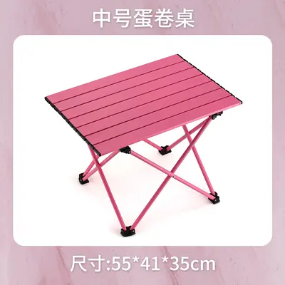 Klappbare Campingtische aus Aluminiumlegierung, tragbare Eierrollentische, Campingtische mit Stühlen, Grillpiknik-Tische, Picknickmöbel, Standplatz - 11