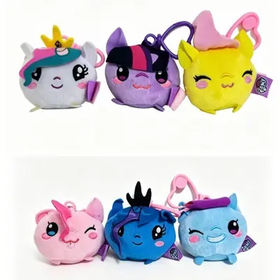 跨境热销独角兽娃娃小马毛绒玩具紫悦穗龙公仔娃娃机 12寸