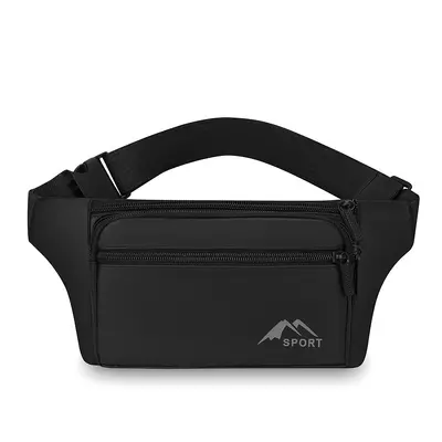 Schlichte modische Brusttasche, wasserdichte Umhängetasche mit Fächern - 7