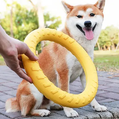 EVA Pull Ring Dog Toy, Bite-Resistant, Waterproof - 3