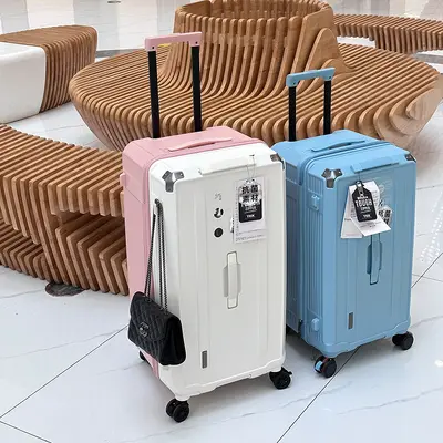 1035 Password Suitcase, Large Capacity, Silent Universal Wheels - 3