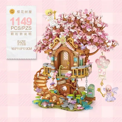 LOZ Foldable Street View Building Block Set Large Orange Cat - 13