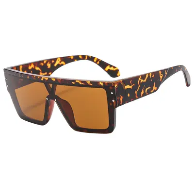 Large Frame UV-Protection Sunglasses, European-American Style - 9