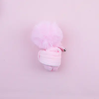 Door-Hanging Cat Swing with Plush Ball and Teaser Wand - 6