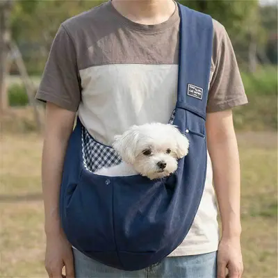 Pet Crossbody Carrier Bag, Portable Backpack for Cats and Dogs - 9