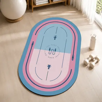 Verdickte Gymnastikmatte Stoßdämpfend Rutschfest Schalldämmend Innen Yoga Fitnessmatte - 10
