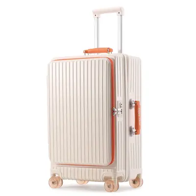 Side-Opening Suitcase 20 Inch, Large Capacity, Jelly Wheels - 9