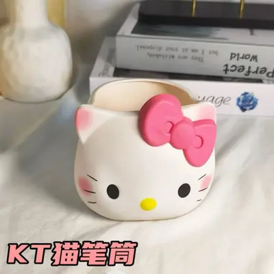 KT Katze Stifthalter Kosmetikpinsel Aufbewahrung - 3