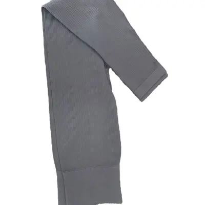 Gerippte Yoga-Leggings hohe Taille, nahtlos