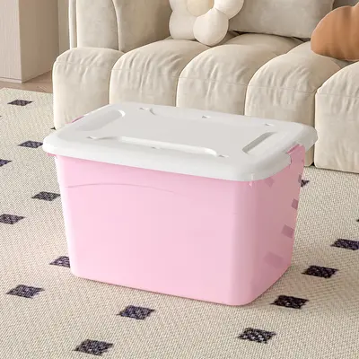 Extra large plastic storage box for clothing and toys - 10