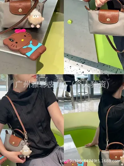 Crossborder Dragon Mini Dumpling Bag Günlük Gidişte Çıkmazlık Çapraz Askılı El Taşıyıcı Kadın Çantası Mini Küçük Çanta Omuz Bandı ile Kadın Çantası