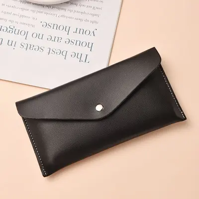 Men's Long Wallet, Large Capacity Multifunctional Clutch with Zipper - 11