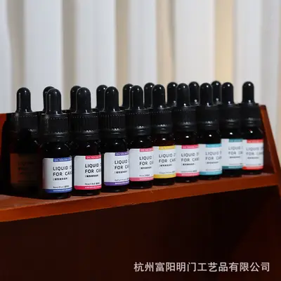 Aromatherapie-Kerze Flüssigfarbe Spezialpigment Farbe DIY hausgemachte Kerze Sojawachs-Kerze Morandi-Pigment 10ml