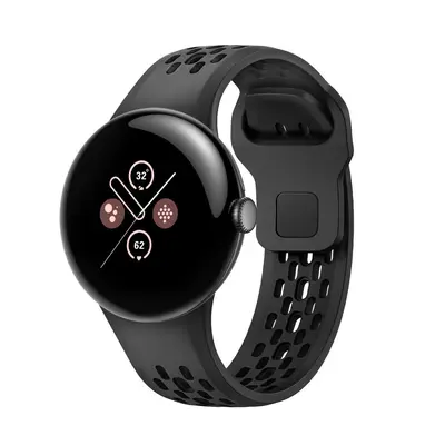 Breathable Mesh Hollow-Hole Silicone Watch Band for Google Pixel Watch 3/4 Generation
