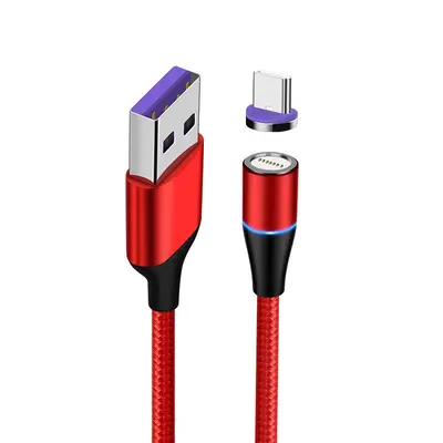 Magnetic 3-in-1 charging cable, 5A fast charge, 7-pin