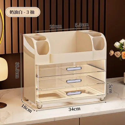 Kosmetik-Aufbewahrungsbox, Schreibtisch-Organizer, große Kapazität - 10