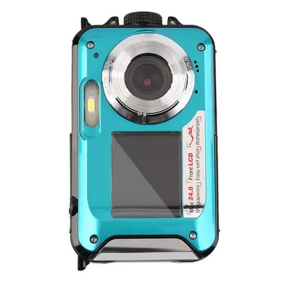 24MP Dual-Screen Waterproof HD Digital Camera, Model HD268