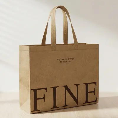 Laminated Non-Woven Gift Bag, Thickened Clothing Store Bag