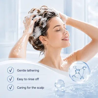 Oil-Control Volumizing Shampoo for Smooth Hair with English Packaging - 5