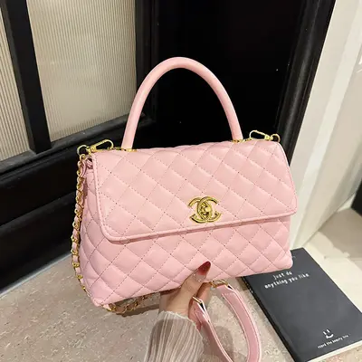 Women's Diamond-Quilted Chain Shoulder Crossbody Bag - 13