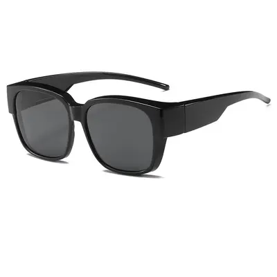 Polarized Men's Sunglasses, Anti-UV, Large Frame, Clip-On - 9