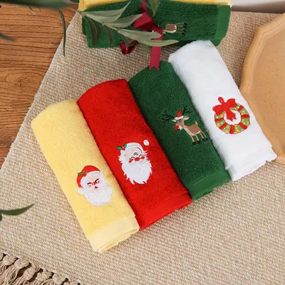 Pure cotton Christmas towel gift set for children - 9