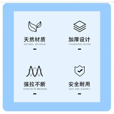 抗阻力弹力带中老年练腿拉伸拉力带腿部训练开肩拉背练背阻力带 - 4