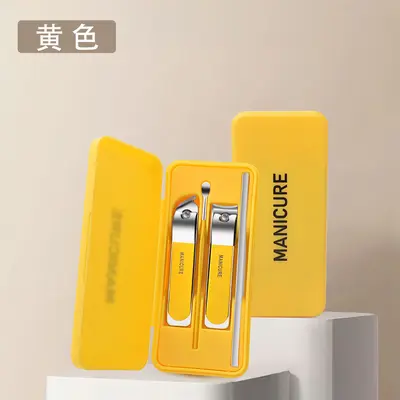 Yeni Seri Stokta 4'lü Set Tırnak Törpüsü Tırnak Makası Kutusu Tam Set Ev Kullanımı Karbon Çelik Taşınabilir Tırnak Bakım Aracı Seti - 9