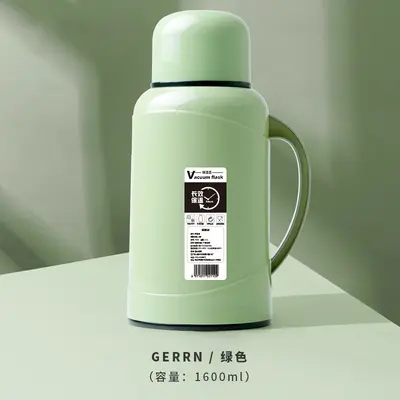 Portable Mini Thermos for Home and Office, Classic Hot Water Flask - 10