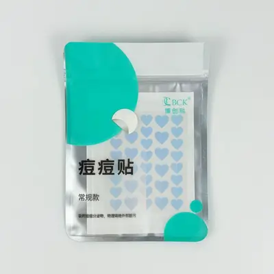 Colorful Heart-Shaped Acne Patches, Hydrocolloid, 36 Pieces - 12