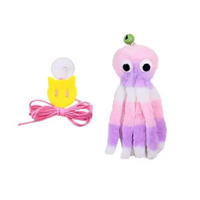 Plush Cat Teaser Wand for Self-Play - 8