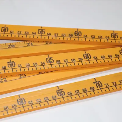 1 Metre Solid Wood Tailor's Ruler - 3